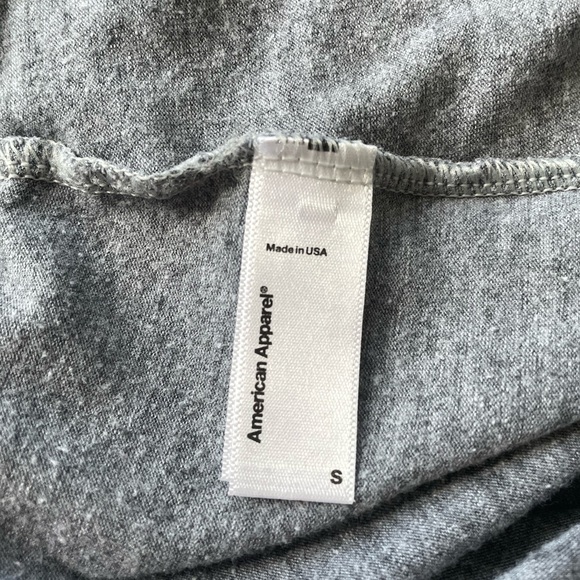 VGUC, American Apparel Women’s Classic Dark Gray Cotton Leggings Tights Size S - Picture 10 of 13